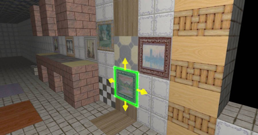 Make your own art exhibition room, which could be part of a virtual art museum.